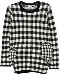 Comme des Garçons - Checked Jumper - Lyst