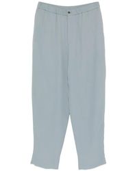 Giorgio Armani - Elasticated-Waistband Trousers - Lyst