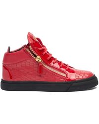 Giuseppe Zanotti - Kriss Leather Sneakers - Lyst