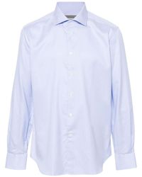 Corneliani - Polka-dot Cotton Shirt - Lyst