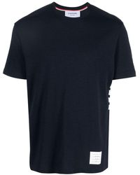 Thom Browne - 4-bar Logo-patch T-shirt - Lyst