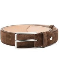 Doucal's - Ceinture En Daim À Boucle - Lyst