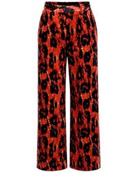 R13 - Leopard-Pattern Trousers - Lyst