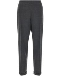 Alberto Biani - Turn-Up-Hem Cropped Trousers - Lyst