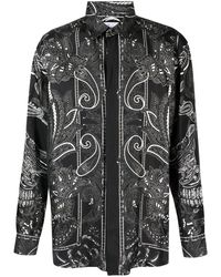Philipp Plein - Dandy Paisley-print Silk Shirt - Lyst