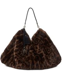 Liu Jo - Large Faux Fur Bag - Lyst