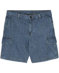 PS by Paul Smith - Jeans-Shorts mit aufgesetzten Taschen - Lyst