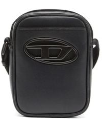DIESEL - Borsa messenger Holi-D in finta pelle - Lyst