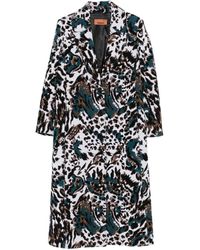 Missoni - Jas Met Knopen En Animalierpatroon - Lyst