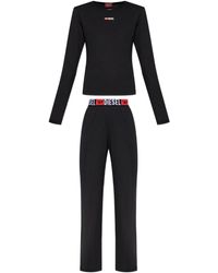 DIESEL - Gilda-D-Core Logo-Waistband Pajama Set - Lyst