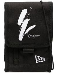 Yohji Yamamoto - Logo-embroidered Pouch Bag - Lyst