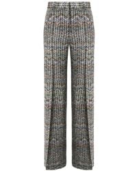 Missoni - Zigzag-Knit Sequin-Embellished Trousers - Lyst