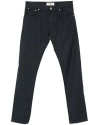 PT Torino - Logo-Patch Five-Pocket Trousers - Lyst