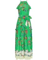 Marie Oliver - Keenan Ruffled Floral Print Dress - Lyst