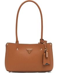 Guess - Sac Porté Épaule À Patch Logo - Lyst