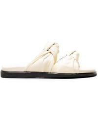 Dear Frances - Tye Knot-Detail Sandals - Lyst