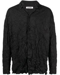 Attachment - Wrinkled-effect Long-sleeved Shirt - Lyst