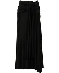 Rabanne - Drape-Detail Maxi Skirt - Lyst