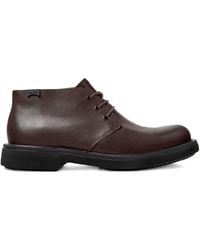 Camper - Norman Desert-Boots Aus Leder - Lyst