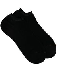 ZEGNA - Chaussettes Basses En Maille Nervurée - Lyst