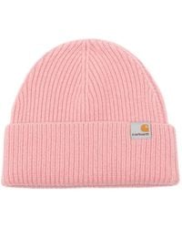 Carhartt - Gabe Ribbed Wool And Cashmere Blend Beanie With Turn-Up - Lyst