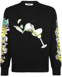 MSGM - Sweater Met Print - Lyst
