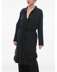 Lanvin - Wool Belted Coat - Lyst