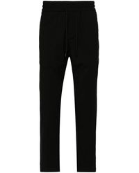 Dondup - Drawstring-Waist Tapered Trousers - Lyst