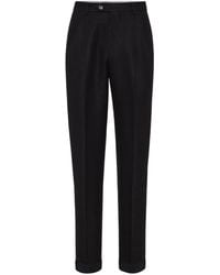 Brunello Cucinelli - Twill Trousers - Lyst