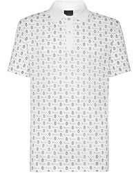 Billionaire - Polo Shirt Ss Crest - Lyst