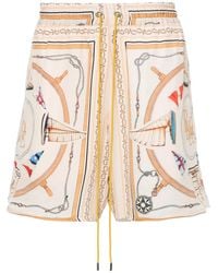 Rhude - Nautica Silk Shorts - Lyst