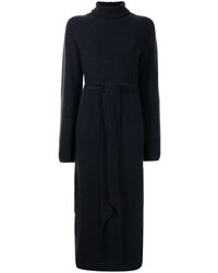 Nanushka - Canaan Belted Knitted Dress - Lyst