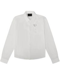 HELIOT EMIL - Metal-Detail Cotton Shirt - Lyst