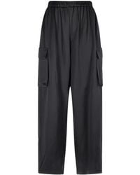 Frankie Shop - Delny Satin Cargo Pants - Lyst