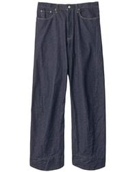 Ssstein - Twist-Cut Straight-Leg Jeans - Lyst