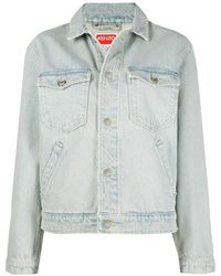 KENZO - X Nigo Floral-Print Denim Jacket - Lyst