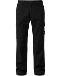 Stone Island - Logo-Patch Cargo Pants - Lyst