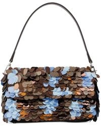 STAUD - Sac Porté Épaule Timmy À Sequins - Lyst