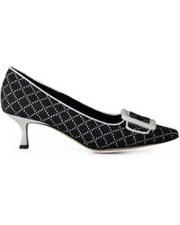 Manolo Blahnik - Maysale Buckle-Detail Pumps - Lyst