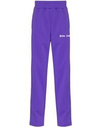 Palm Angels - Stripe Track Pants - Men's - Polyester - Lyst