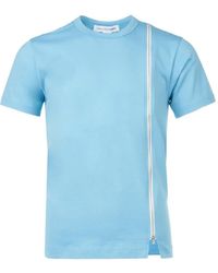 Comme des Garçons - Zip-Embellishment T-Shirt - Lyst