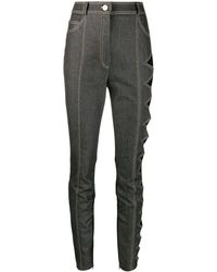 David Koma - Side Cut-out High Rise Skinny Jeans - Lyst