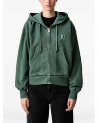 Carhartt - Nelson Logo-Patch Zip-Up Hoodie - Lyst