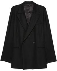 Ssstein - Double-Breasted Oversized Blazer - Lyst
