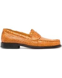 Marni - Interwoven Leather Loafers - Lyst