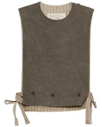 Ziggy Chen - Side-Tie Vest Top - Lyst