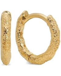 Monica Vinader - Mini Antica Huggie Earrings - Lyst