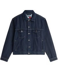 Tommy Hilfiger - Button-Up Denim Jacket - Lyst