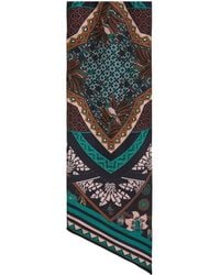 Ferragamo - Zijden Bandeau Sjaal Met Print - Lyst