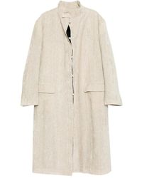 Yohji Yamamoto - Velvet Stand-Collar Coat - Lyst